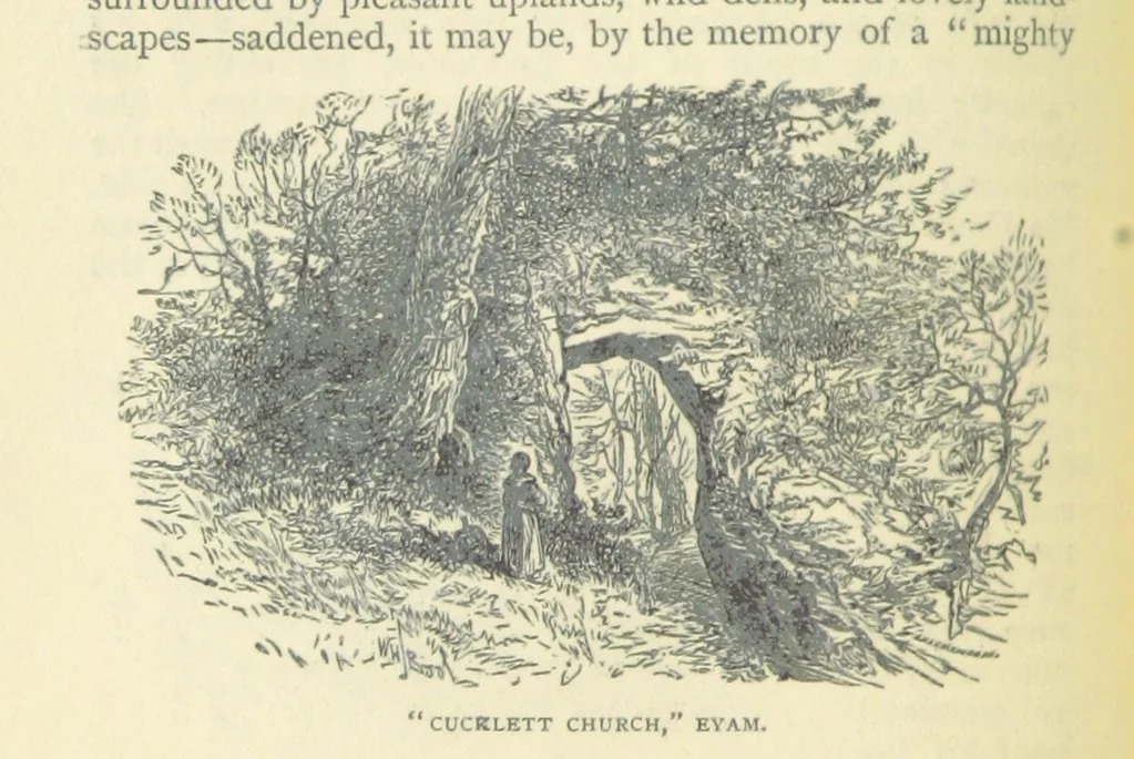 An illustration from All about Derbyshire ... With sixty illustrations, etc, 1884, leaf 88
