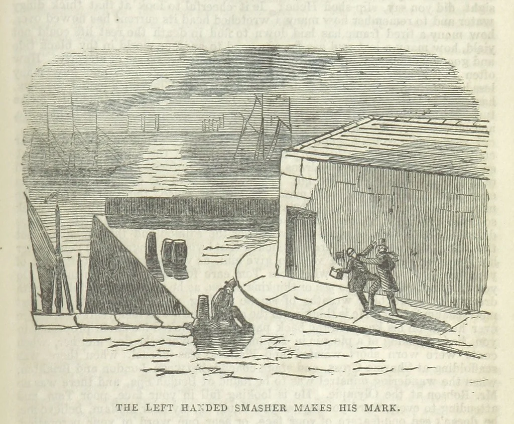 An illustration from The Trail of the Serpent; or, the Secret of the heath, 1861, leaf 199