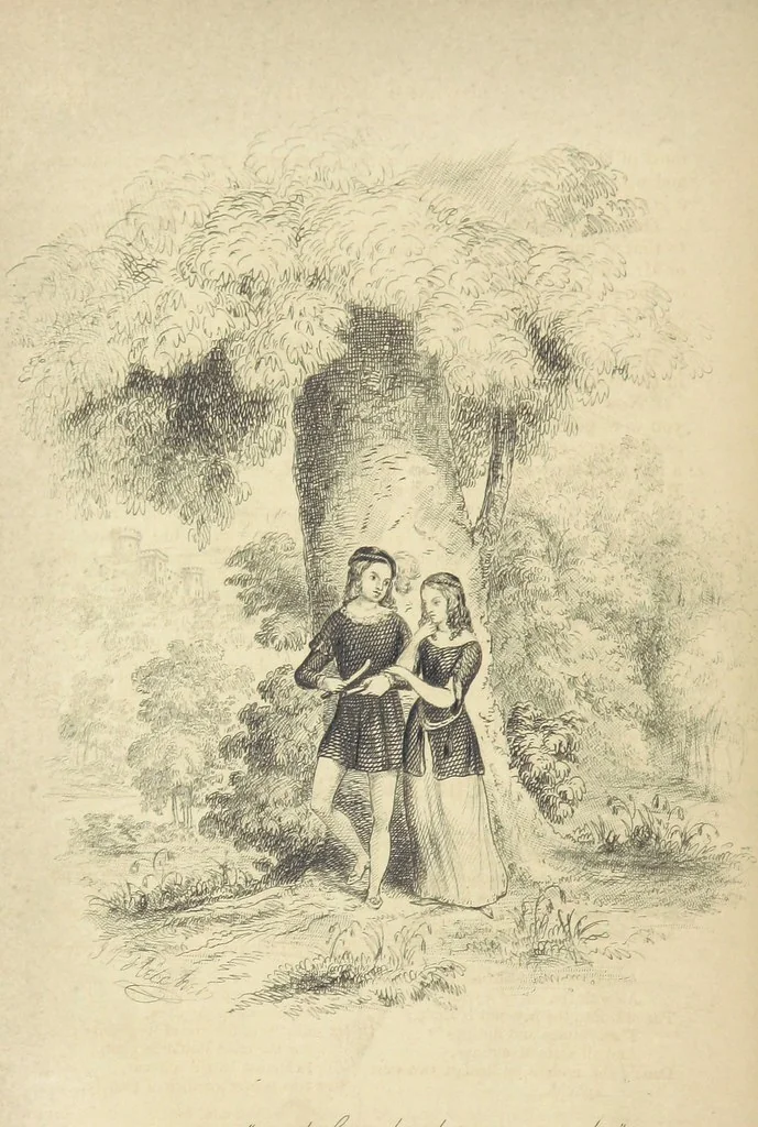 An illustration from Rowland Bradshaw, his Struggles and Adventures on the Way to Fame. By the author of “Raby Rattler” [i.e. Thomas Hall]. With twenty-eight illustrations on steel by S. P. Fletcher, 1848, leaf 170