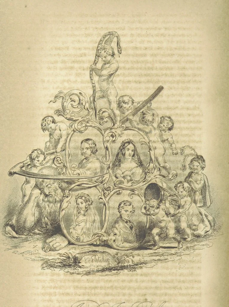 An illustration from Rowland Bradshaw, his Struggles and Adventures on the Way to Fame. By the author of “Raby Rattler” [i.e. Thomas Hall]. With twenty-eight illustrations on steel by S. P. Fletcher, 1848, leaf 494