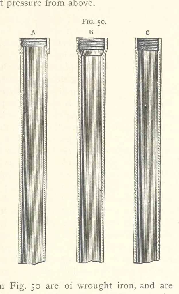 An illustration from Petroleum ... Together with the occurrence and uses of natural gas. Edited chiefly from the German of Prof. Hans Hoefer and Dr. Alexander Veith, by W. T. Brannt ... Illustrated, etc. (Based upon “Das Erdoel und seine Verwandten,” von Prof. H. Hoefer, and “Das Erdoel und seine Verarbeitung,” von Dr. A. Veith.), 1895, leaf 239
