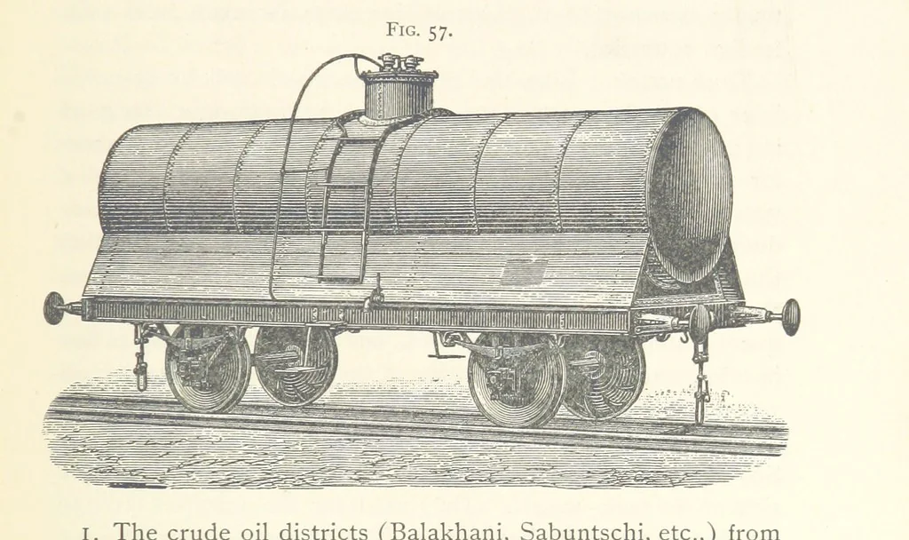An illustration from Petroleum ... Together with the occurrence and uses of natural gas. Edited chiefly from the German of Prof. Hans Hoefer and Dr. Alexander Veith, by W. T. Brannt ... Illustrated, etc. (Based upon “Das Erdoel und seine Verwandten,” von Prof. H. Hoefer, and “Das Erdoel und seine Verarbeitung,” von Dr. A. Veith.), 1895, leaf 253