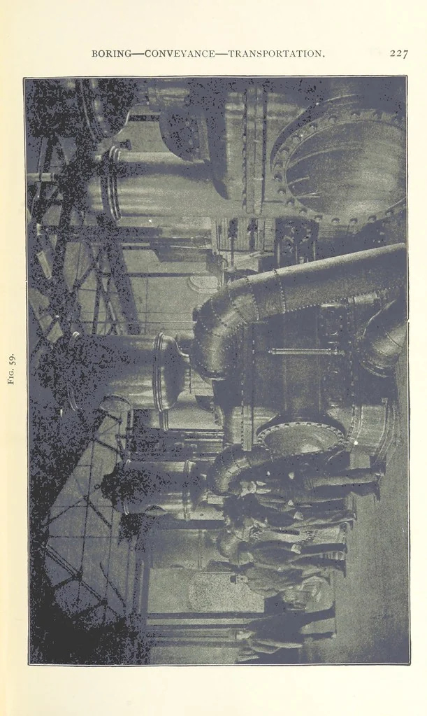 An illustration from Petroleum ... Together with the occurrence and uses of natural gas. Edited chiefly from the German of Prof. Hans Hoefer and Dr. Alexander Veith, by W. T. Brannt ... Illustrated, etc. (Based upon “Das Erdoel und seine Verwandten,” von Prof. H. Hoefer, and “Das Erdoel und seine Verarbeitung,” von Dr. A. Veith.), 1895, leaf 271
