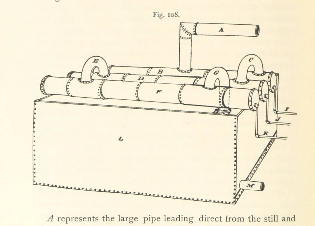 An illustration from Petroleum ... Together with the occurrence and uses of natural gas. Edited chiefly from the German of Prof. Hans Hoefer and Dr. Alexander Veith, by W. T. Brannt ... Illustrated, etc. (Based upon “Das Erdoel und seine Verwandten,” von Prof. H. Hoefer, and “Das Erdoel und seine Verarbeitung,” von Dr. A. Veith.), 1895, leaf 404