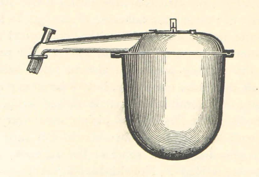 An illustration from Petroleum ... Together with the occurrence and uses of natural gas. Edited chiefly from the German of Prof. Hans Hoefer and Dr. Alexander Veith, by W. T. Brannt ... Illustrated, etc. (Based upon “Das Erdoel und seine Verwandten,” von Prof. H. Hoefer, and “Das Erdoel und seine Verarbeitung,” von Dr. A. Veith.), 1895, leaf 444