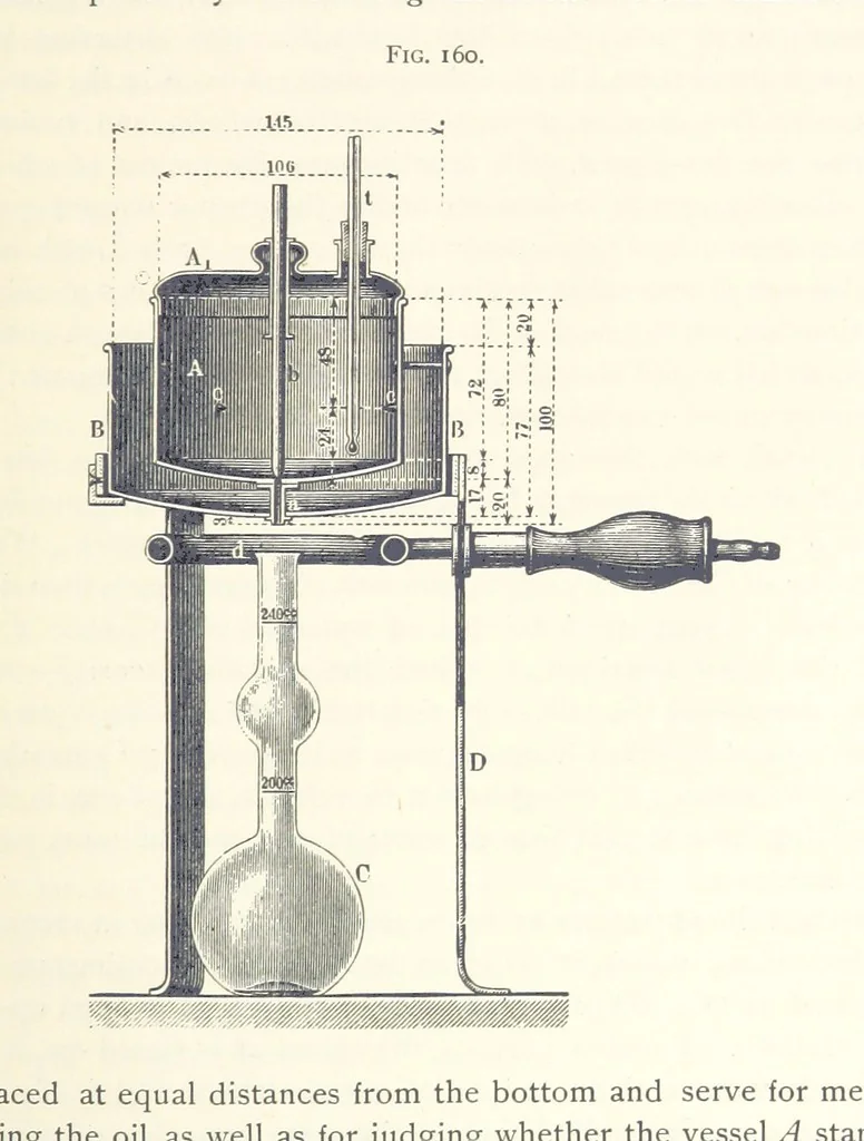 An illustration from Petroleum ... Together with the occurrence and uses of natural gas. Edited chiefly from the German of Prof. Hans Hoefer and Dr. Alexander Veith, by W. T. Brannt ... Illustrated, etc. (Based upon “Das Erdoel und seine Verwandten,” von Prof. H. Hoefer, and “Das Erdoel und seine Verarbeitung,” von Dr. A. Veith.), 1895, leaf 513