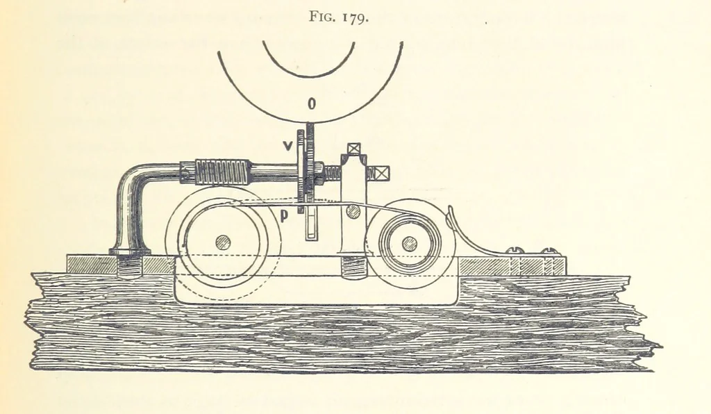 An illustration from Petroleum ... Together with the occurrence and uses of natural gas. Edited chiefly from the German of Prof. Hans Hoefer and Dr. Alexander Veith, by W. T. Brannt ... Illustrated, etc. (Based upon “Das Erdoel und seine Verwandten,” von Prof. H. Hoefer, and “Das Erdoel und seine Verarbeitung,” von Dr. A. Veith.), 1895, leaf 549