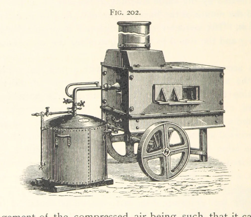 An illustration from Petroleum ... Together with the occurrence and uses of natural gas. Edited chiefly from the German of Prof. Hans Hoefer and Dr. Alexander Veith, by W. T. Brannt ... Illustrated, etc. (Based upon “Das Erdoel und seine Verwandten,” von Prof. H. Hoefer, and “Das Erdoel und seine Verarbeitung,” von Dr. A. Veith.), 1895, leaf 632