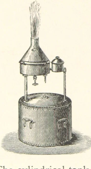 An illustration from Petroleum ... Together with the occurrence and uses of natural gas. Edited chiefly from the German of Prof. Hans Hoefer and Dr. Alexander Veith, by W. T. Brannt ... Illustrated, etc. (Based upon “Das Erdoel und seine Verwandten,” von Prof. H. Hoefer, and “Das Erdoel und seine Verarbeitung,” von Dr. A. Veith.), 1895, leaf 634