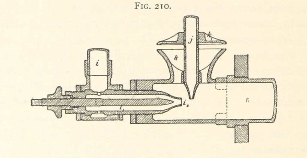 An illustration from Petroleum ... Together with the occurrence and uses of natural gas. Edited chiefly from the German of Prof. Hans Hoefer and Dr. Alexander Veith, by W. T. Brannt ... Illustrated, etc. (Based upon “Das Erdoel und seine Verwandten,” von Prof. H. Hoefer, and “Das Erdoel und seine Verarbeitung,” von Dr. A. Veith.), 1895, leaf 654