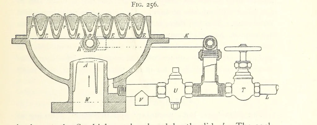 An illustration from Petroleum ... Together with the occurrence and uses of natural gas. Edited chiefly from the German of Prof. Hans Hoefer and Dr. Alexander Veith, by W. T. Brannt ... Illustrated, etc. (Based upon “Das Erdoel und seine Verwandten,” von Prof. H. Hoefer, and “Das Erdoel und seine Verarbeitung,” von Dr. A. Veith.), 1895, leaf 679