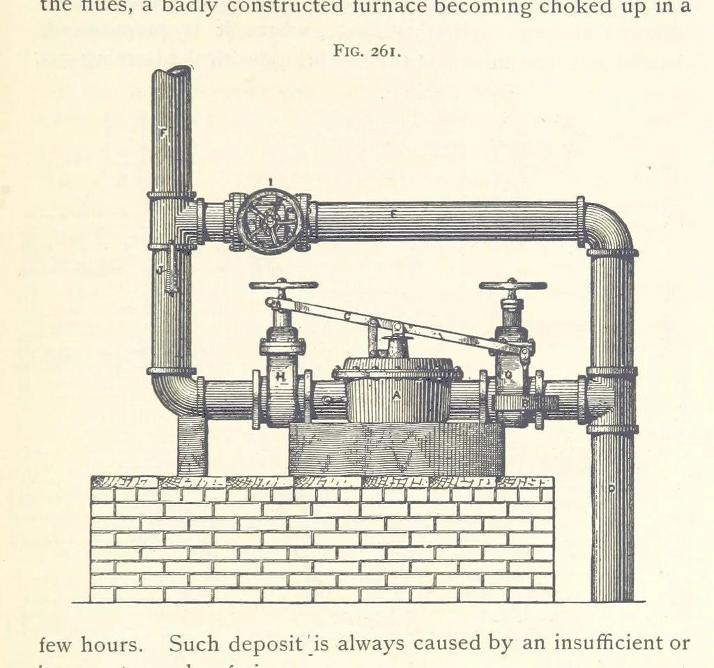 An illustration from Petroleum ... Together with the occurrence and uses of natural gas. Edited chiefly from the German of Prof. Hans Hoefer and Dr. Alexander Veith, by W. T. Brannt ... Illustrated, etc. (Based upon “Das Erdoel und seine Verwandten,” von Prof. H. Hoefer, and “Das Erdoel und seine Verarbeitung,” von Dr. A. Veith.), 1895, leaf 709