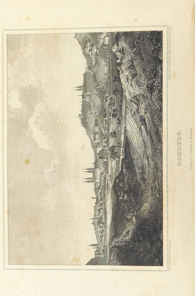 An illustration from Die Mainufer und ihre nächsten Umgebungen ... Mit 54 Stahlstichen, nach Originalzeichnungen von Fritz Bamberger. Nebst einer Stromkarte vom Main, 1844, leaf 10