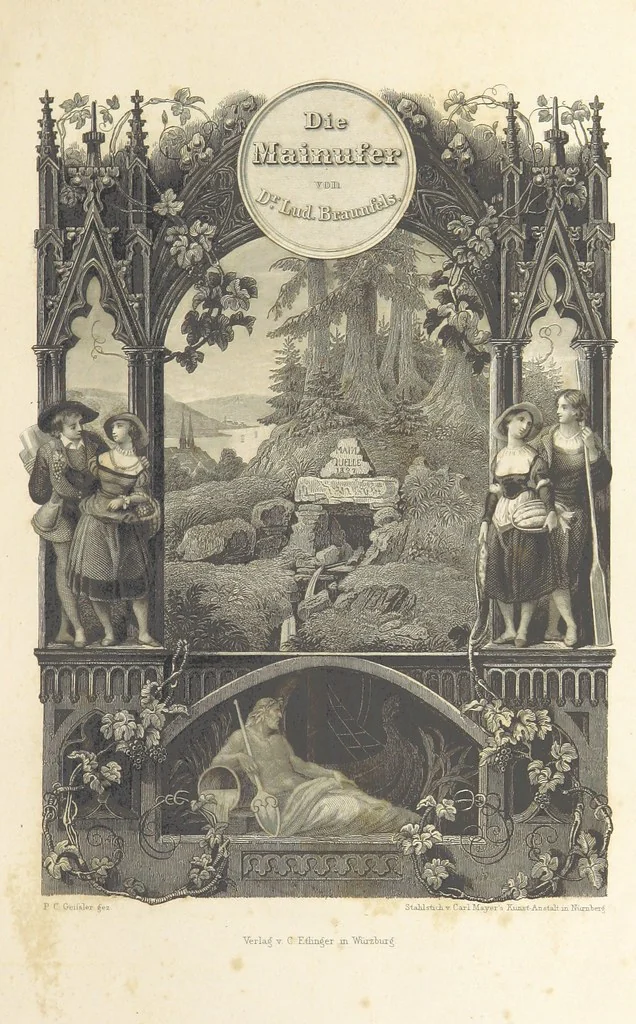 An illustration from Die Mainufer und ihre nächsten Umgebungen ... Mit 54 Stahlstichen, nach Originalzeichnungen von Fritz Bamberger. Nebst einer Stromkarte vom Main, 1844, leaf 11