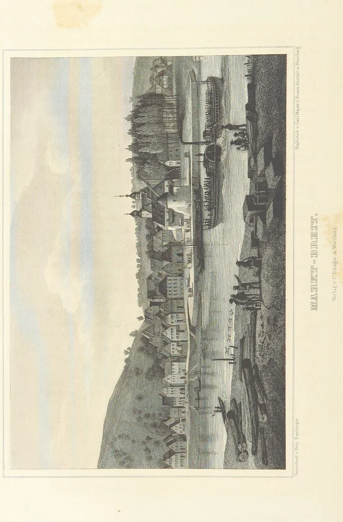 An illustration from Die Mainufer und ihre nächsten Umgebungen ... Mit 54 Stahlstichen, nach Originalzeichnungen von Fritz Bamberger. Nebst einer Stromkarte vom Main, 1844, leaf 280