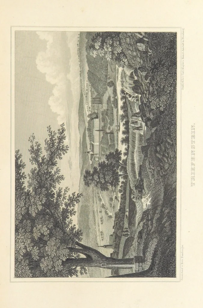 An illustration from Die Mainufer und ihre nächsten Umgebungen ... Mit 54 Stahlstichen, nach Originalzeichnungen von Fritz Bamberger. Nebst einer Stromkarte vom Main, 1844, leaf 391