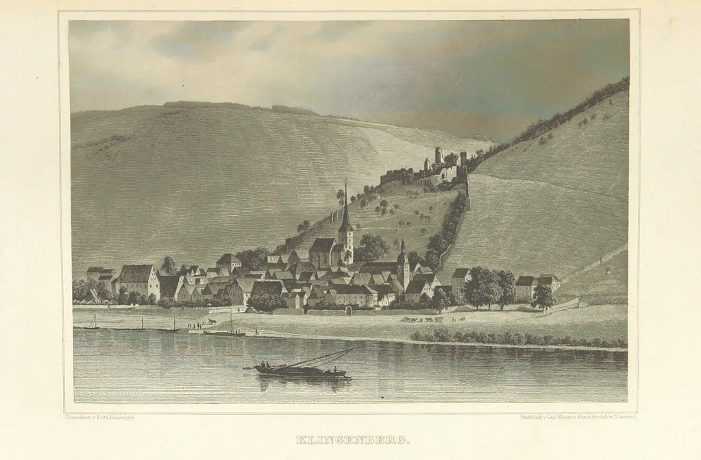 An illustration from Die Mainufer und ihre nächsten Umgebungen ... Mit 54 Stahlstichen, nach Originalzeichnungen von Fritz Bamberger. Nebst einer Stromkarte vom Main, 1844, leaf 451