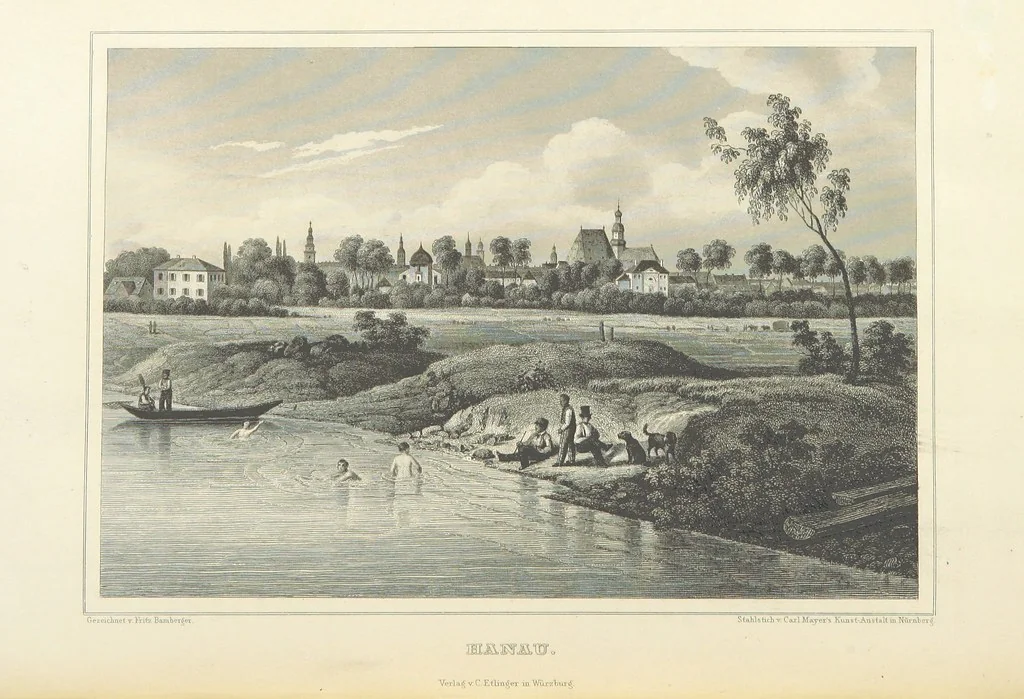 An illustration from Die Mainufer und ihre nächsten Umgebungen ... Mit 54 Stahlstichen, nach Originalzeichnungen von Fritz Bamberger. Nebst einer Stromkarte vom Main, 1844, leaf 506
