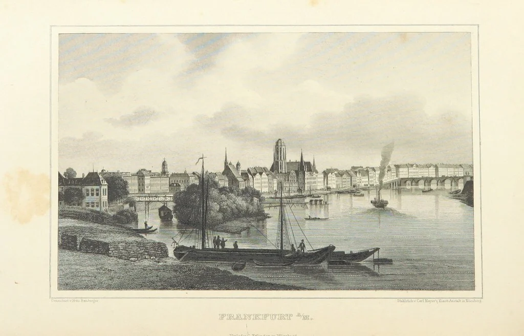 An illustration from Die Mainufer und ihre nächsten Umgebungen ... Mit 54 Stahlstichen, nach Originalzeichnungen von Fritz Bamberger. Nebst einer Stromkarte vom Main, 1844, leaf 546