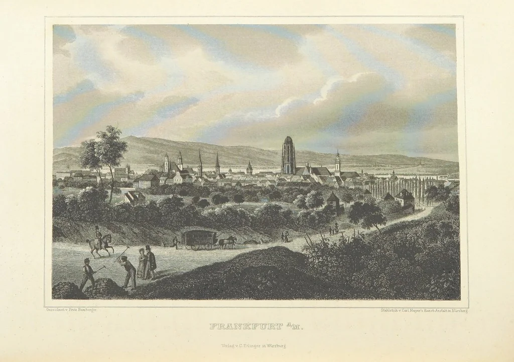 An illustration from Die Mainufer und ihre nächsten Umgebungen ... Mit 54 Stahlstichen, nach Originalzeichnungen von Fritz Bamberger. Nebst einer Stromkarte vom Main, 1844, leaf 548