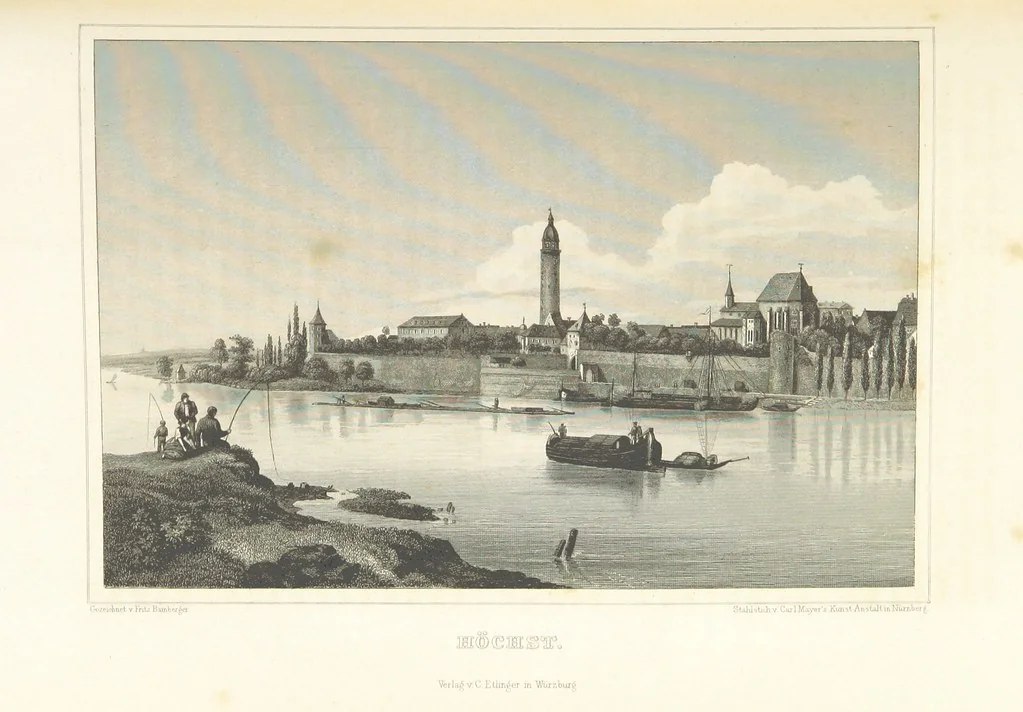 An illustration from Die Mainufer und ihre nächsten Umgebungen ... Mit 54 Stahlstichen, nach Originalzeichnungen von Fritz Bamberger. Nebst einer Stromkarte vom Main, 1844, leaf 607