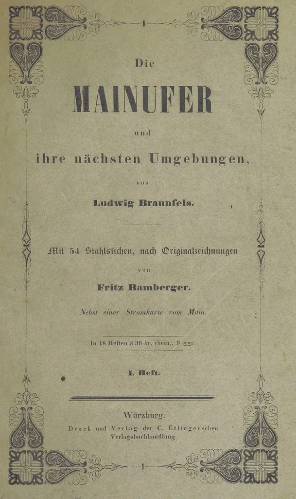 An illustration from Die Mainufer und ihre nächsten Umgebungen ... Mit 54 Stahlstichen, nach Originalzeichnungen von Fritz Bamberger. Nebst einer Stromkarte vom Main, 1844, leaf 7