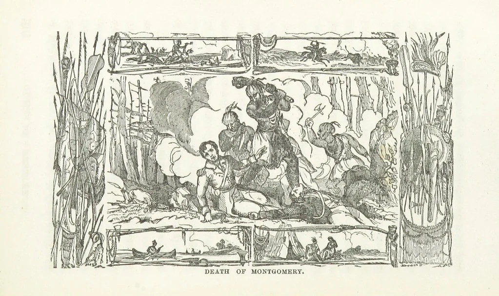 An illustration from Thrilling Adventures by Land and Sea. Being remarkable historical facts gathered from authentic sources. [With plates, 1852, leaf 221