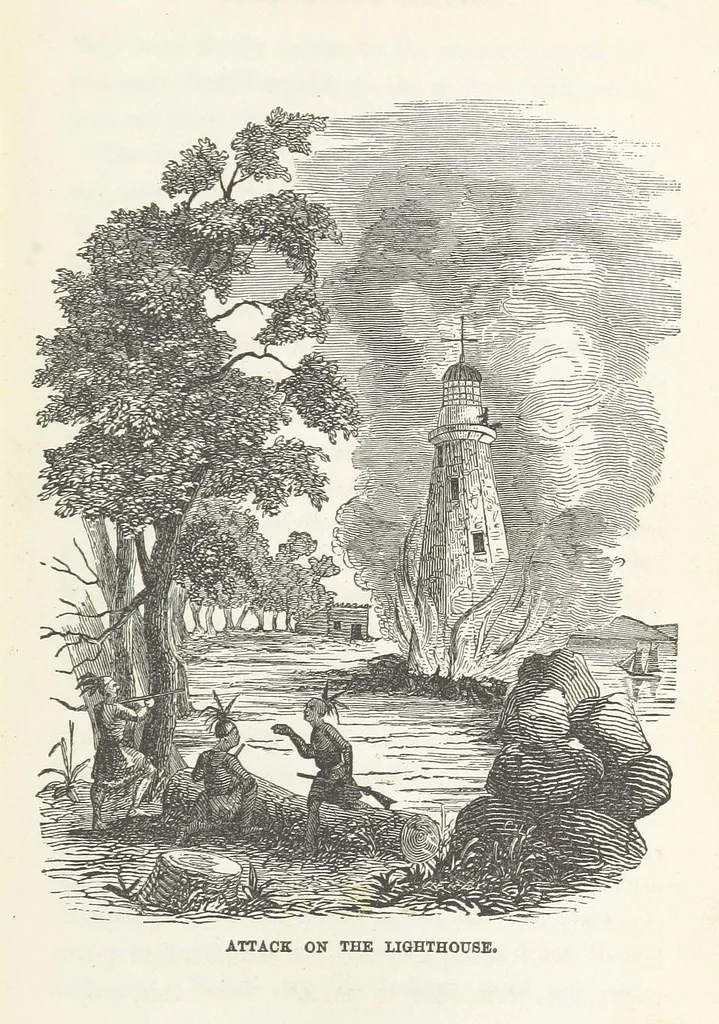 An illustration from Thrilling Adventures by Land and Sea. Being remarkable historical facts gathered from authentic sources. [With plates, 1852, leaf 29
