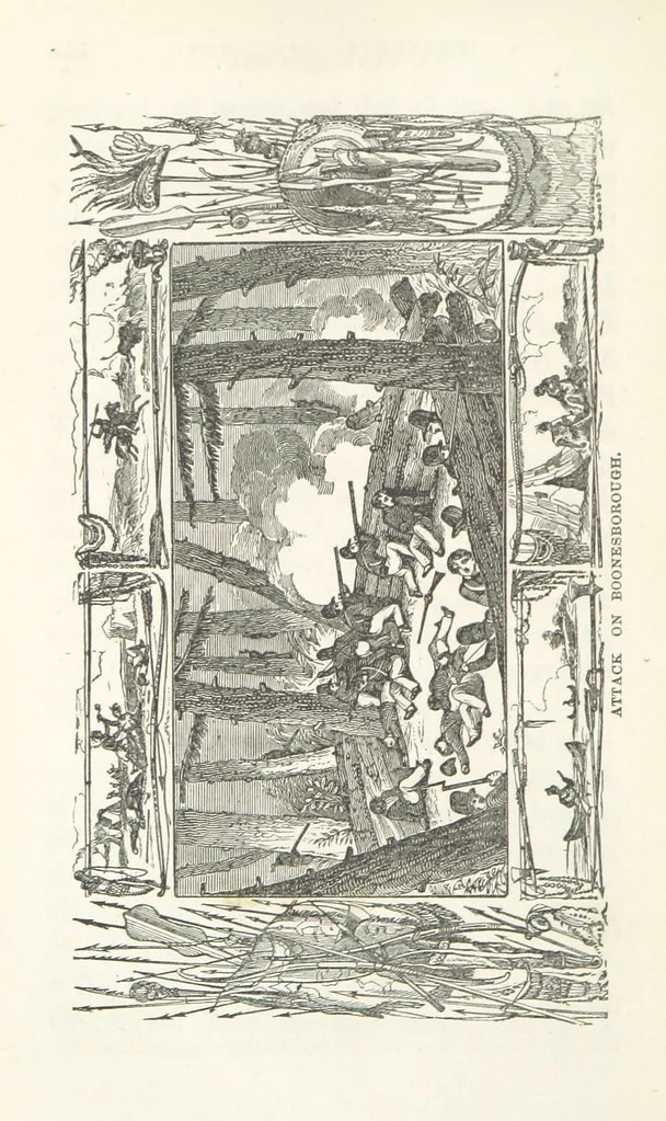 An illustration from Thrilling Adventures by Land and Sea. Being remarkable historical facts gathered from authentic sources. [With plates, 1852, leaf 324