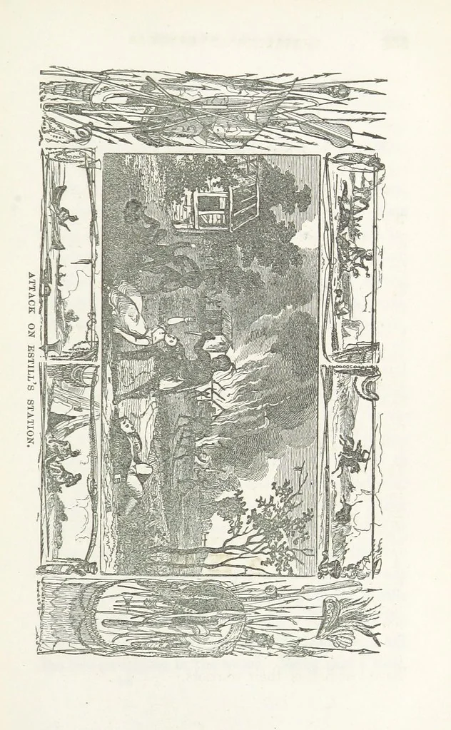 An illustration from Thrilling Adventures by Land and Sea. Being remarkable historical facts gathered from authentic sources. [With plates, 1852, leaf 367