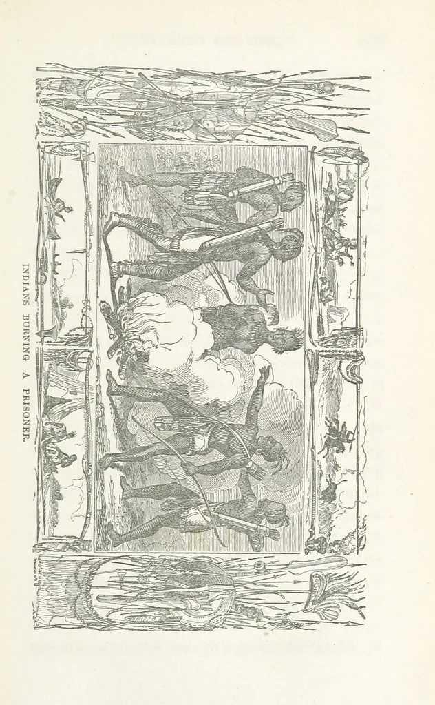 An illustration from Thrilling Adventures by Land and Sea. Being remarkable historical facts gathered from authentic sources. [With plates, 1852, leaf 415