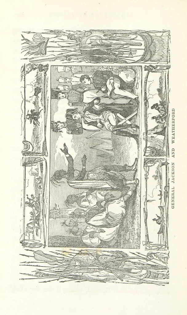 An illustration from Thrilling Adventures by Land and Sea. Being remarkable historical facts gathered from authentic sources. [With plates, 1852, leaf 432