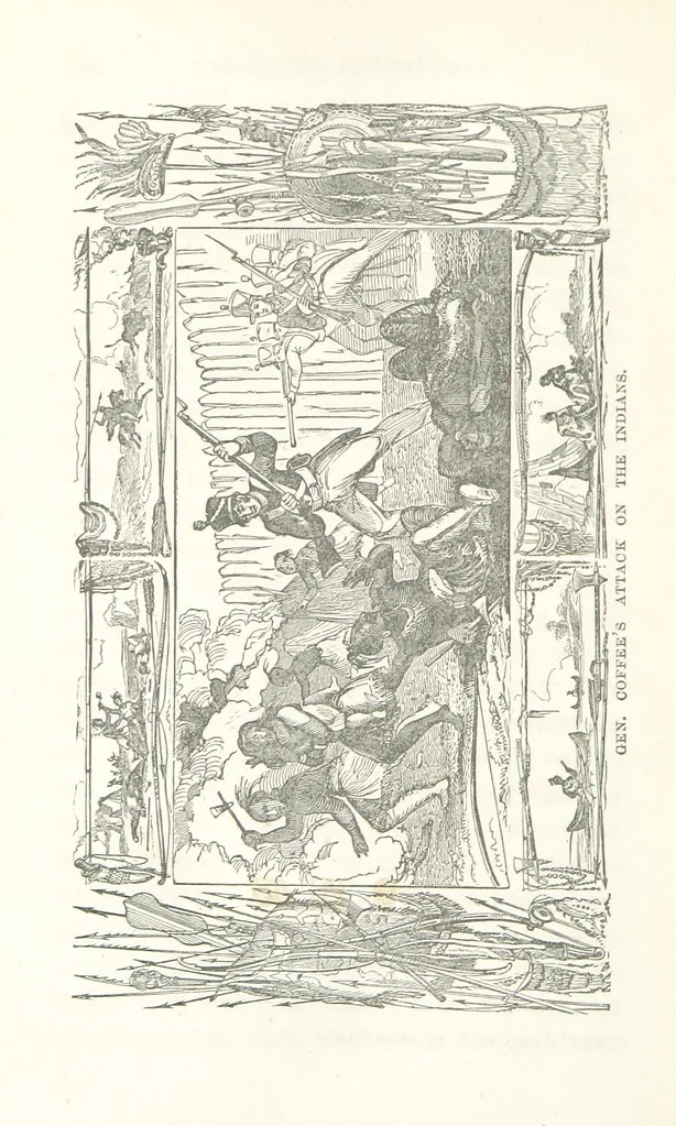 An illustration from Thrilling Adventures by Land and Sea. Being remarkable historical facts gathered from authentic sources. [With plates, 1852, leaf 446