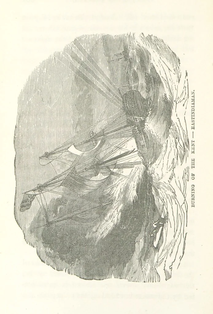 An illustration from Thrilling Adventures by Land and Sea. Being remarkable historical facts gathered from authentic sources. [With plates, 1852, leaf 508
