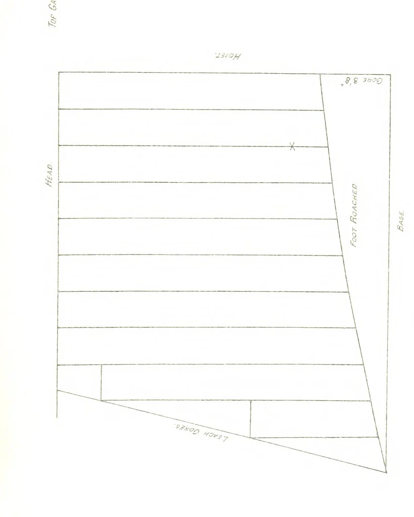 An illustration from New Handbook for the Indian Ocean, Arabian Sea and Bay of Bengal, with miscellaneous subjects for sail and steam, Mauritius cyclones and currents, moon observations and sail-making. [With plates and maps, 1898, leaf 229