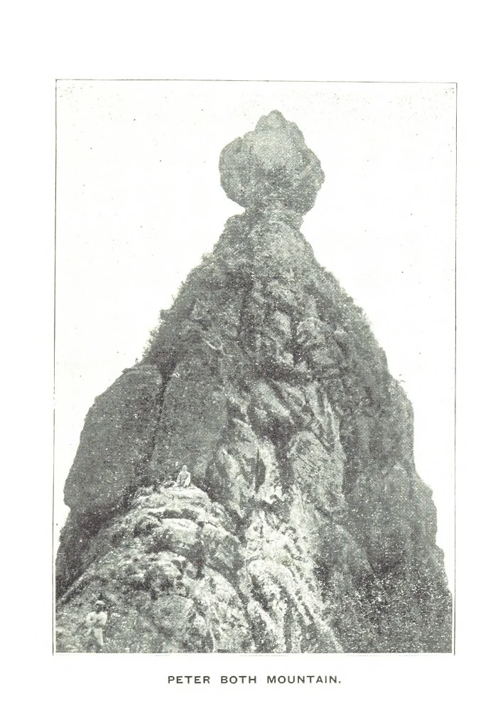An illustration from New Handbook for the Indian Ocean, Arabian Sea and Bay of Bengal, with miscellaneous subjects for sail and steam, Mauritius cyclones and currents, moon observations and sail-making. [With plates and maps, 1898, leaf 23