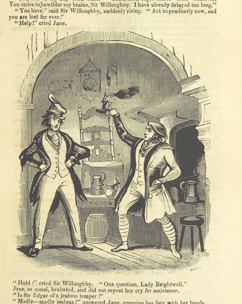 An illustration from Jane Brightwell; or, the Beggar's petition. A romance. [By James M. Rymer, 1848, leaf 107
