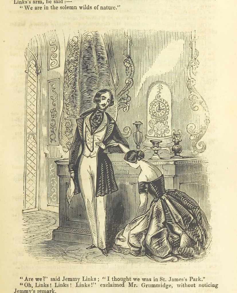 An illustration from Jane Brightwell; or, the Beggar's petition. A romance. [By James M. Rymer, 1848, leaf 147
