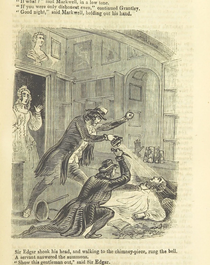 An illustration from Jane Brightwell; or, the Beggar's petition. A romance. [By James M. Rymer, 1848, leaf 155