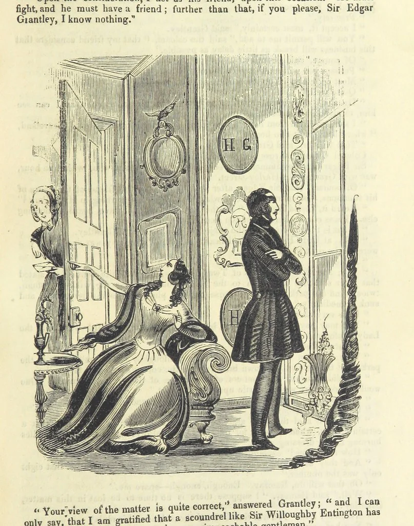 An illustration from Jane Brightwell; or, the Beggar's petition. A romance. [By James M. Rymer, 1848, leaf 211