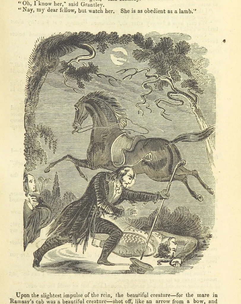 An illustration from Jane Brightwell; or, the Beggar's petition. A romance. [By James M. Rymer, 1848, leaf 227