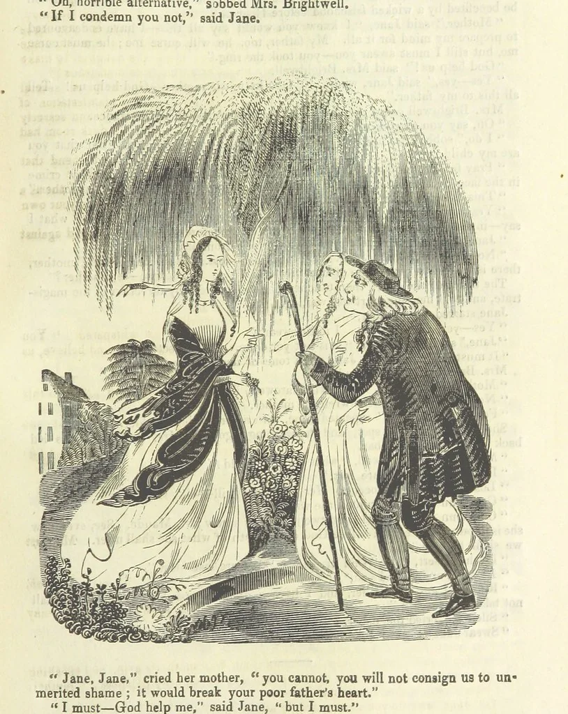 An illustration from Jane Brightwell; or, the Beggar's petition. A romance. [By James M. Rymer, 1848, leaf 267