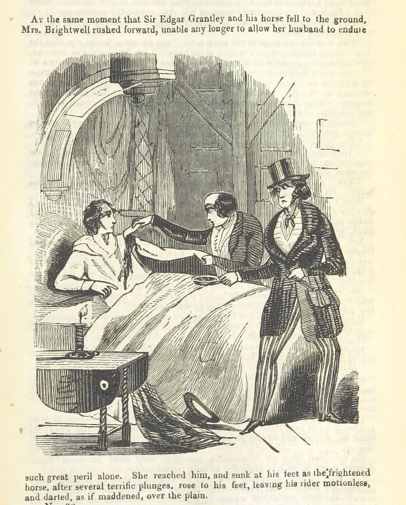 An illustration from Jane Brightwell; or, the Beggar's petition. A romance. [By James M. Rymer, 1848, leaf 291