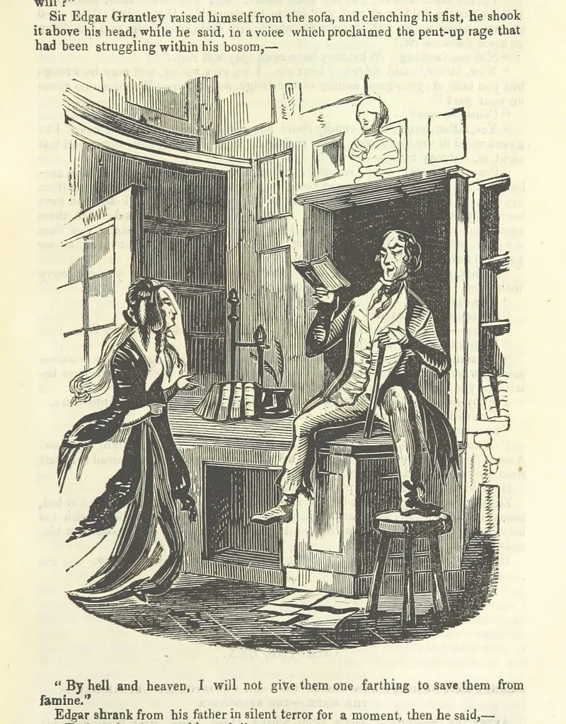 An illustration from Jane Brightwell; or, the Beggar's petition. A romance. [By James M. Rymer, 1848, leaf 307