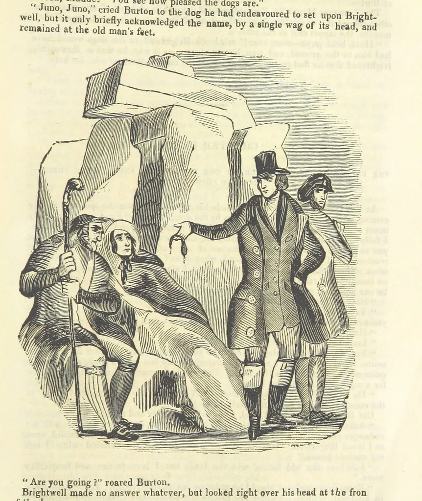An illustration from Jane Brightwell; or, the Beggar's petition. A romance. [By James M. Rymer, 1848, leaf 315