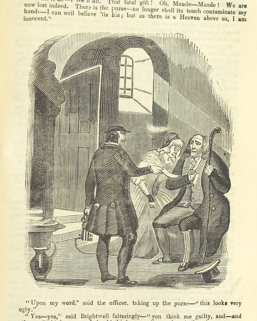 An illustration from Jane Brightwell; or, the Beggar's petition. A romance. [By James M. Rymer, 1848, leaf 347