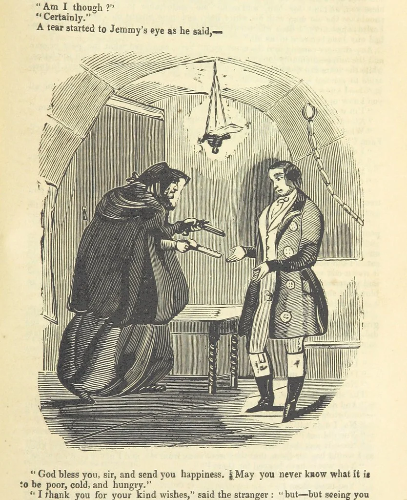 An illustration from Jane Brightwell; or, the Beggar's petition. A romance. [By James M. Rymer, 1848, leaf 363