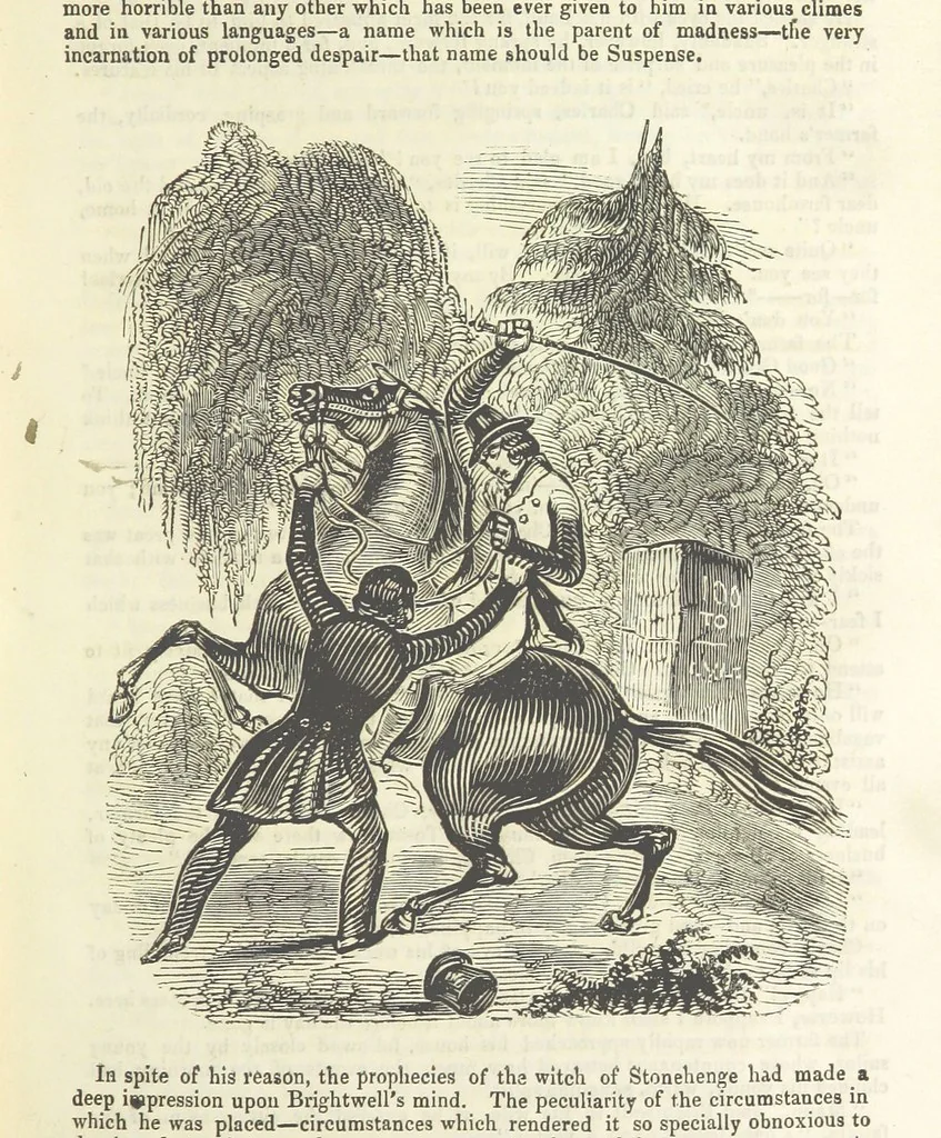 An illustration from Jane Brightwell; or, the Beggar's petition. A romance. [By James M. Rymer, 1848, leaf 51