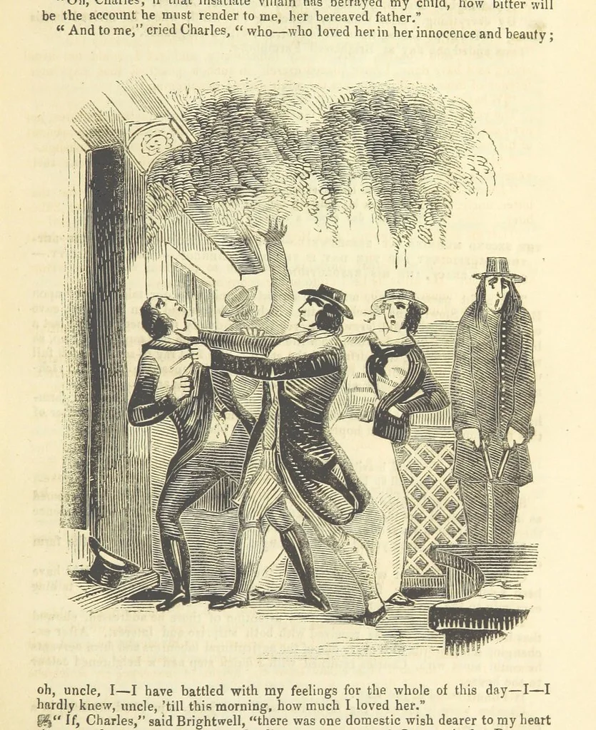 An illustration from Jane Brightwell; or, the Beggar's petition. A romance. [By James M. Rymer, 1848, leaf 67