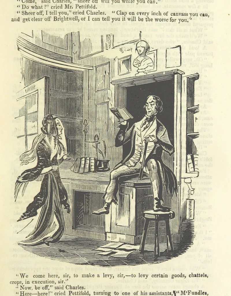 An illustration from Jane Brightwell; or, the Beggar's petition. A romance. [By James M. Rymer, 1848, leaf 75